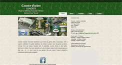 Desktop Screenshot of countrygardenconcrete.com